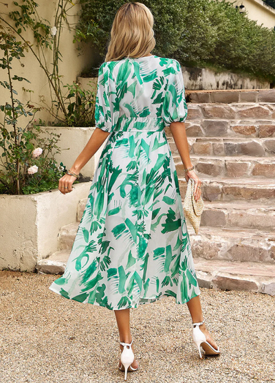 Merlin™ | Flattering Floral Midi Dress