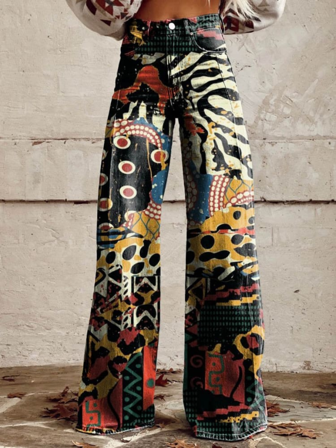 Élodie - Chic Artistic Trousers