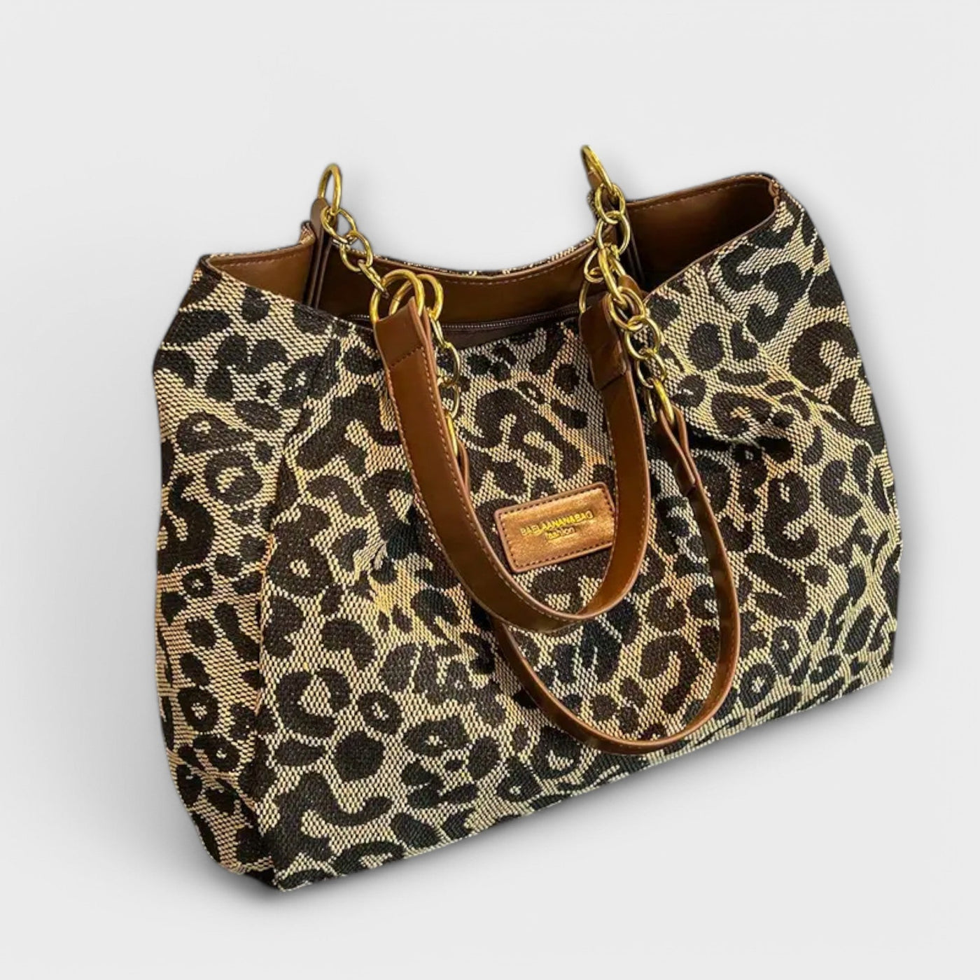 Lublanca - Leopard Canvas Tote