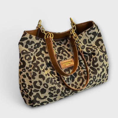 Lublanca - Leopard Canvas Tote