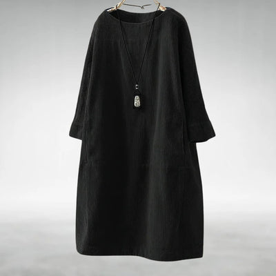 Grace | Relaxed Corduroy Midi Dress