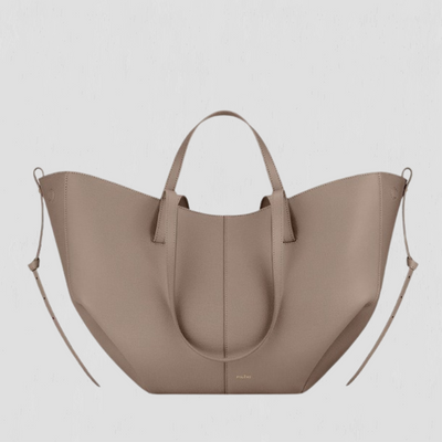 Pernilla – Shaped Tote Bag with Side Gathering