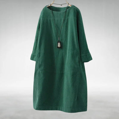 Grace | Relaxed Corduroy Midi Dress