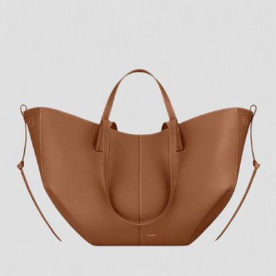 Pernilla – Shaped Tote Bag with Side Gathering