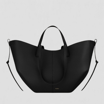 Pernilla – Shaped Tote Bag with Side Gathering