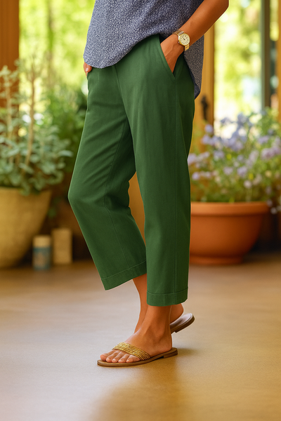 Brigida - Summer Linen and Cotton Pants