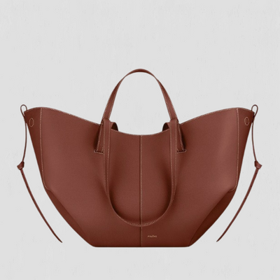Pernilla – Shaped Tote Bag with Side Gathering