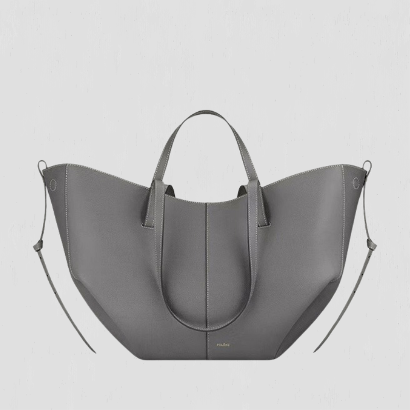 Pernilla – Shaped Tote Bag with Side Gathering