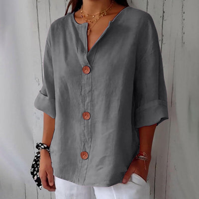 Sophie  - Casual Linen Blouse