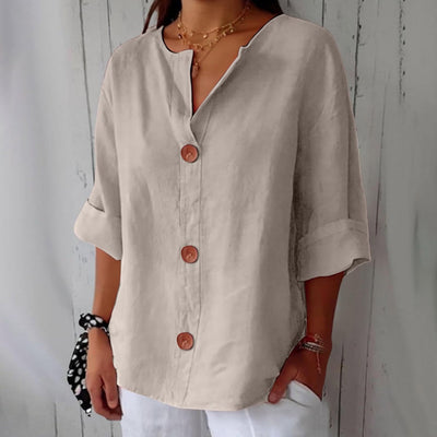 Sophie  - Casual Linen Blouse