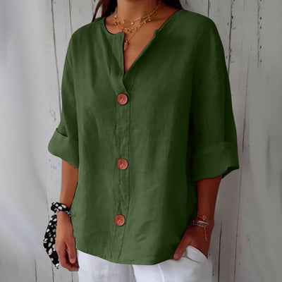 Sophie  - Casual Linen Blouse