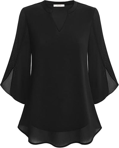 Petra – Chiffon A-Line Blouse