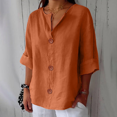 Sophie  - Casual Linen Blouse