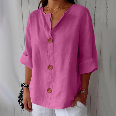 Sophie  - Casual Linen Blouse