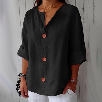 Sophie  - Casual Linen Blouse