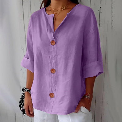 Sophie  - Casual Linen Blouse