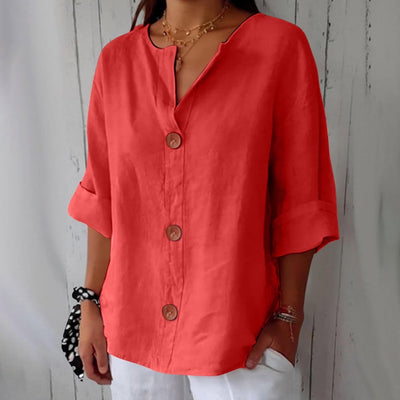 Sophie  - Casual Linen Blouse