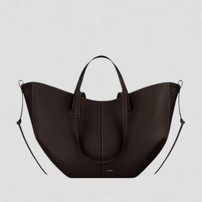 Pernilla – Shaped Tote Bag with Side Gathering