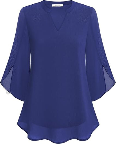 Petra – Chiffon A-Line Blouse