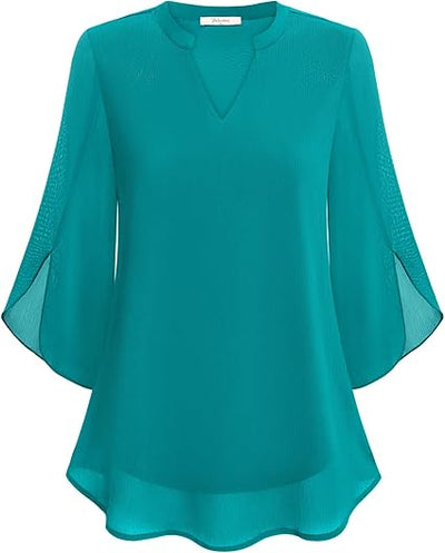 Petra – Chiffon A-Line Blouse