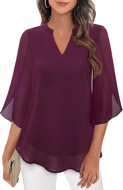 Petra – Chiffon A-Line Blouse