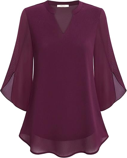 Petra – Chiffon A-Line Blouse