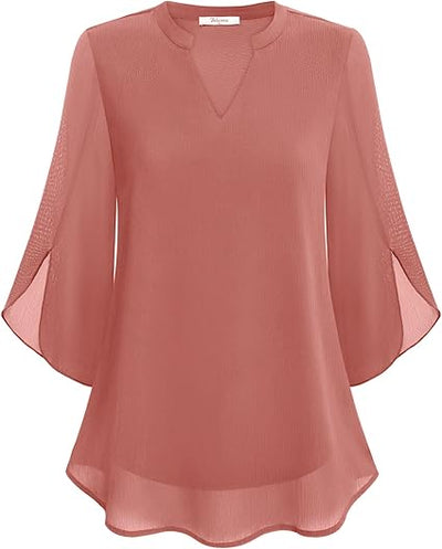 Petra – Chiffon A-Line Blouse