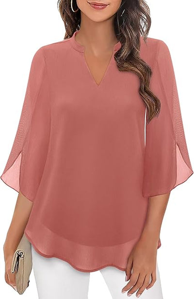 Petra – Chiffon A-Line Blouse