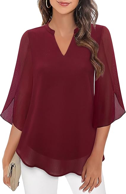 Petra – Chiffon A-Line Blouse