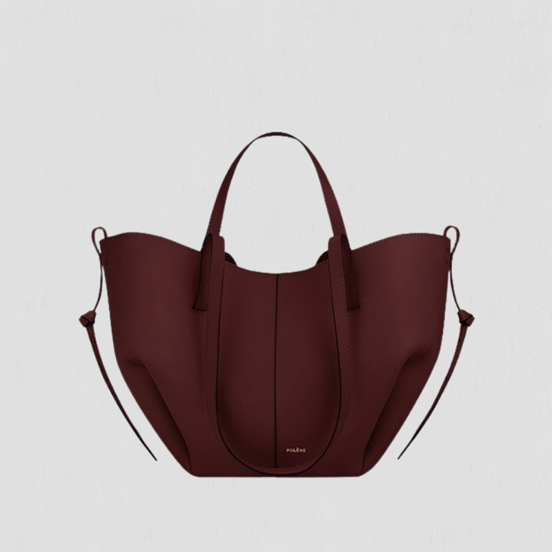 Pernilla – Shaped Tote Bag with Side Gathering