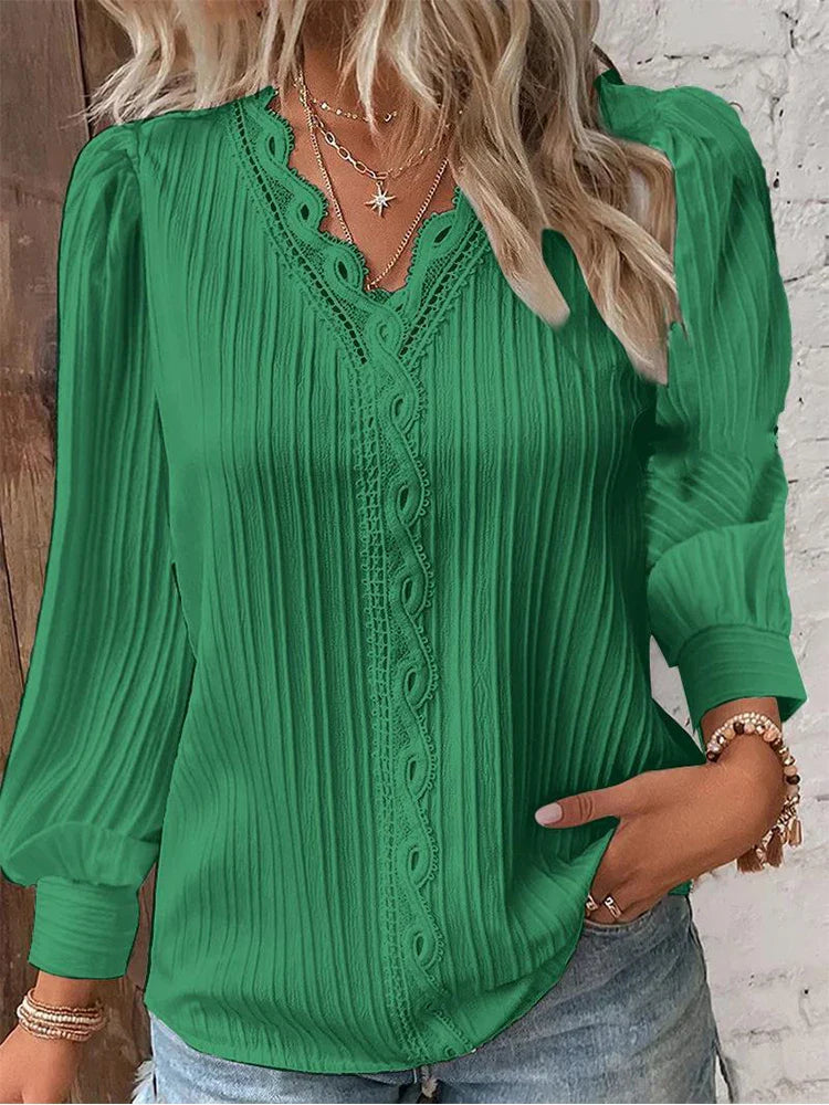 Andrea™ | Elegant Pullover Blouse