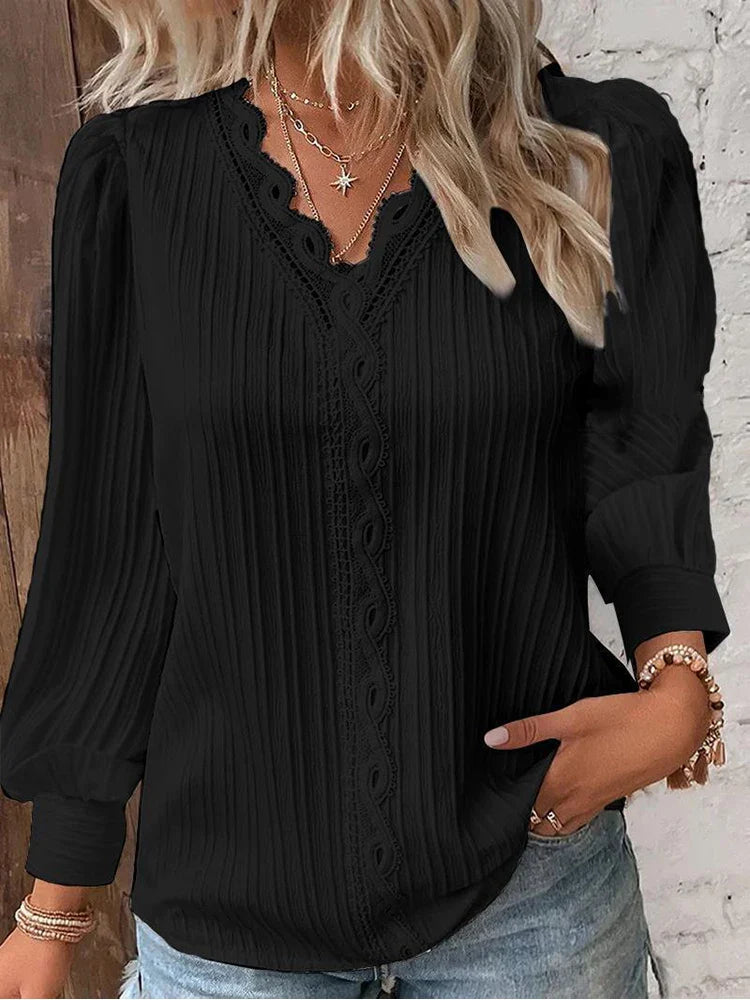 Andrea™ | Elegant Pullover Blouse