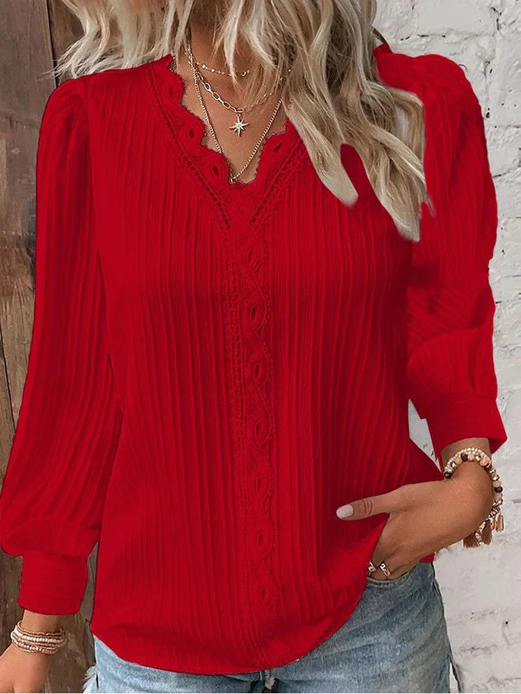 Andrea™ | Elegant Pullover Blouse