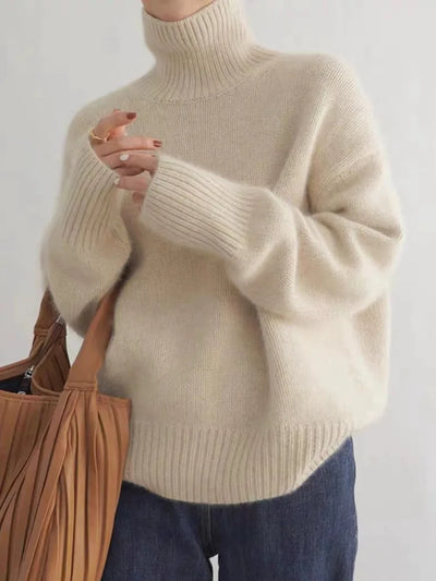 Isabella - High Neck Cashmere Sweater