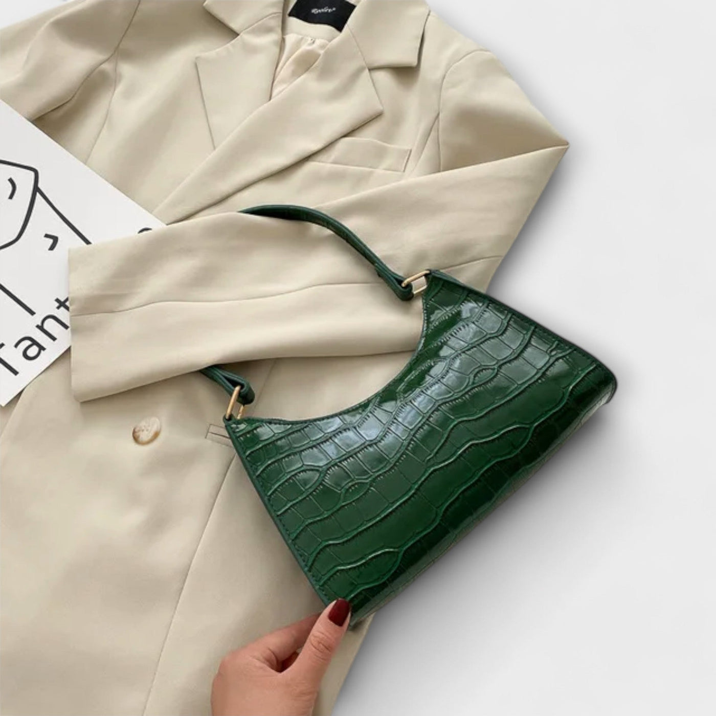 Lublanca - Shiny Leather Bag