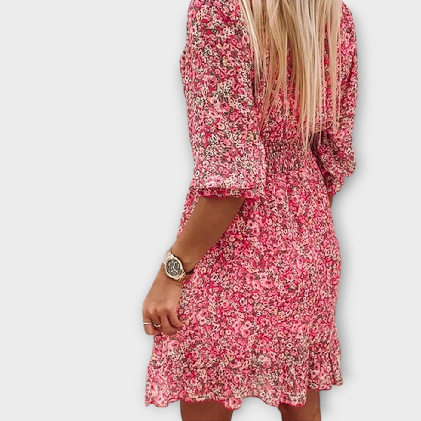 Elisa™ | Floral Puff Sleeve Dress