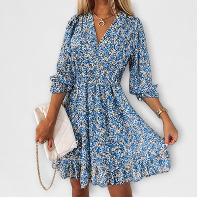 Elisa™ | Floral Puff Sleeve Dress