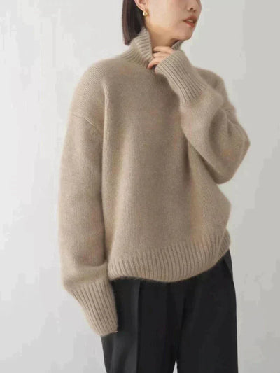 Isabella - High Neck Cashmere Sweater