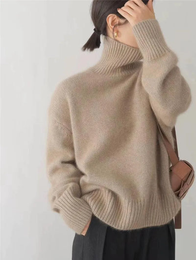 Isabella - High Neck Cashmere Sweater
