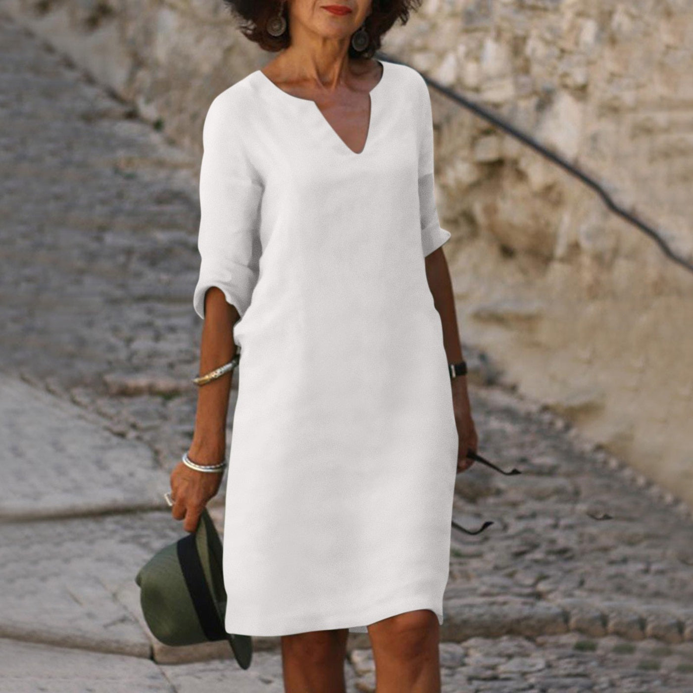 Eulalior | Flowing dress with timeless elegance