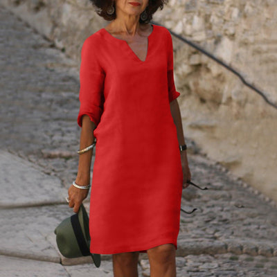 Eulalior | Flowing dress with timeless elegance