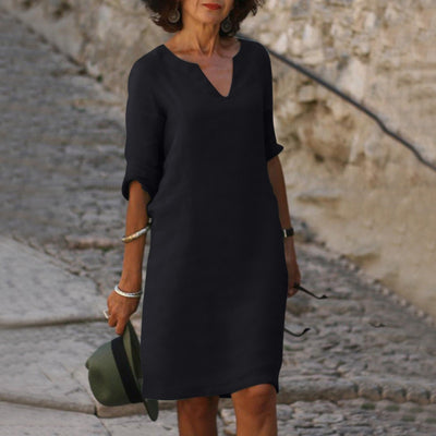 Eulalior | Flowing dress with timeless elegance