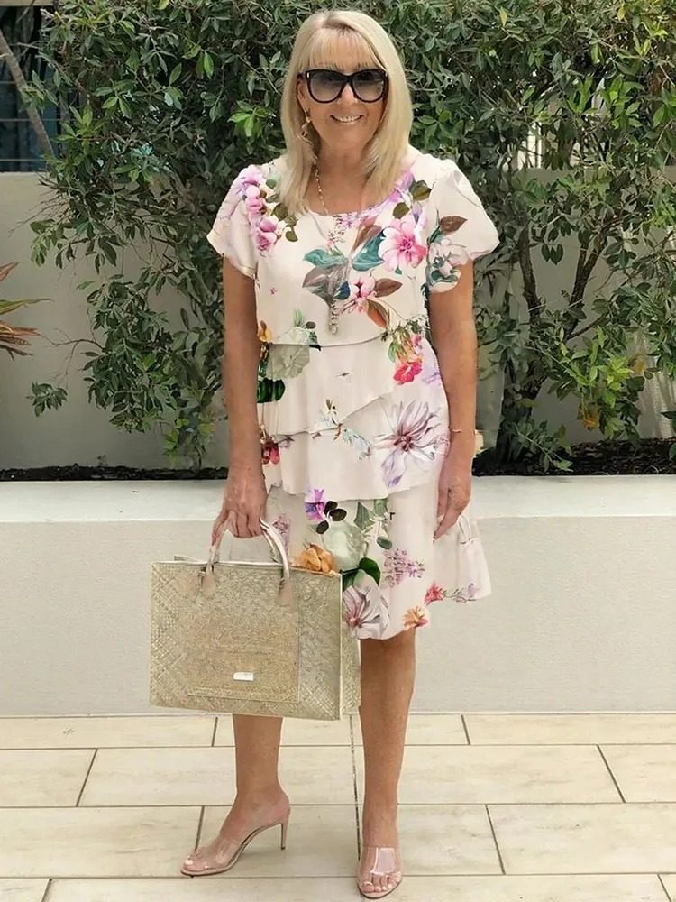 Michelle – Elegant Floral Maxi Dress