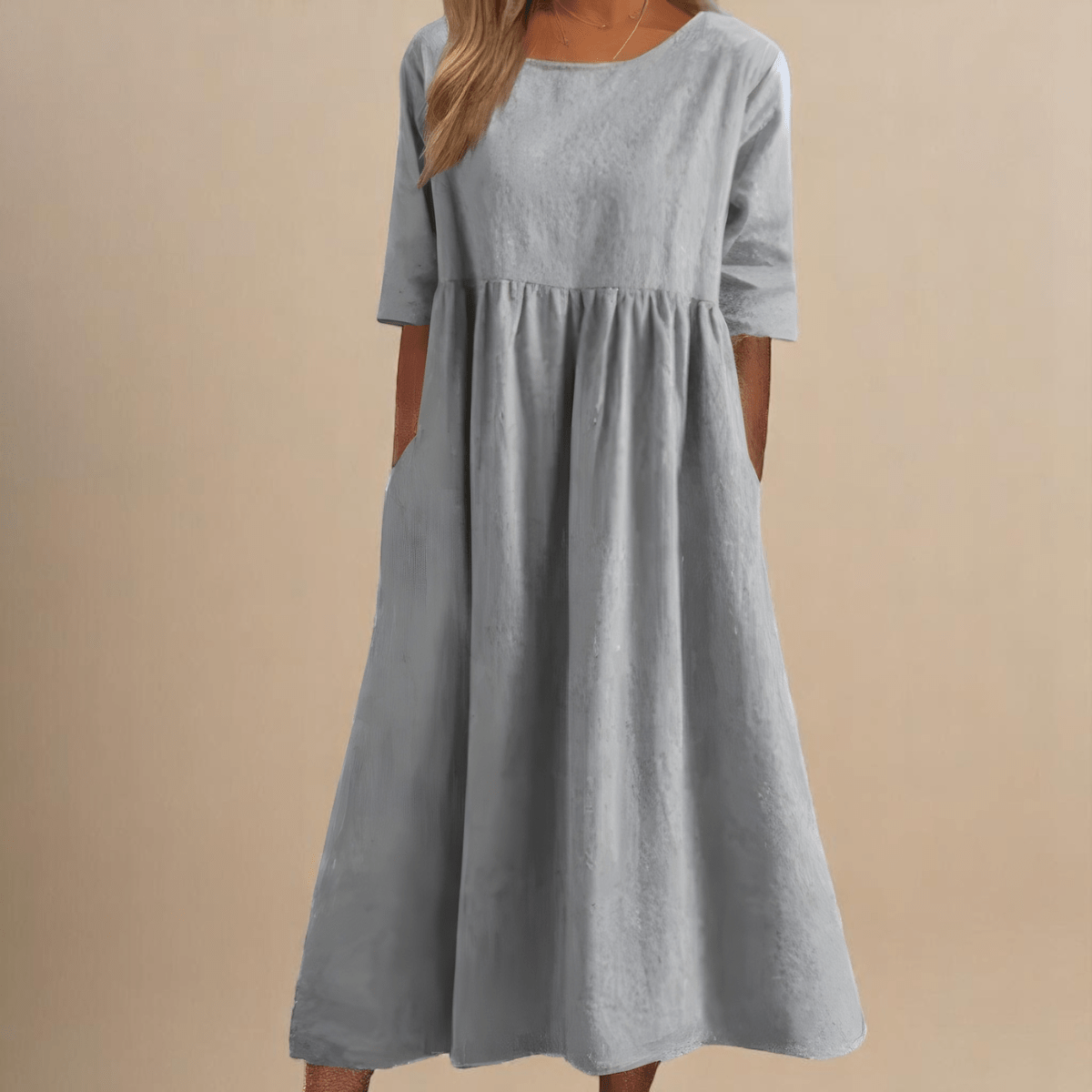 Amélie™ | Soft Cotton Pocket Dress