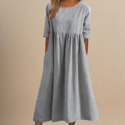 Amélie™ | Soft Cotton Pocket Dress