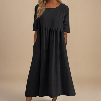 Amélie™ | Soft Cotton Pocket Dress