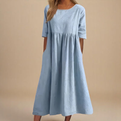 Amélie™ | Soft Cotton Pocket Dress