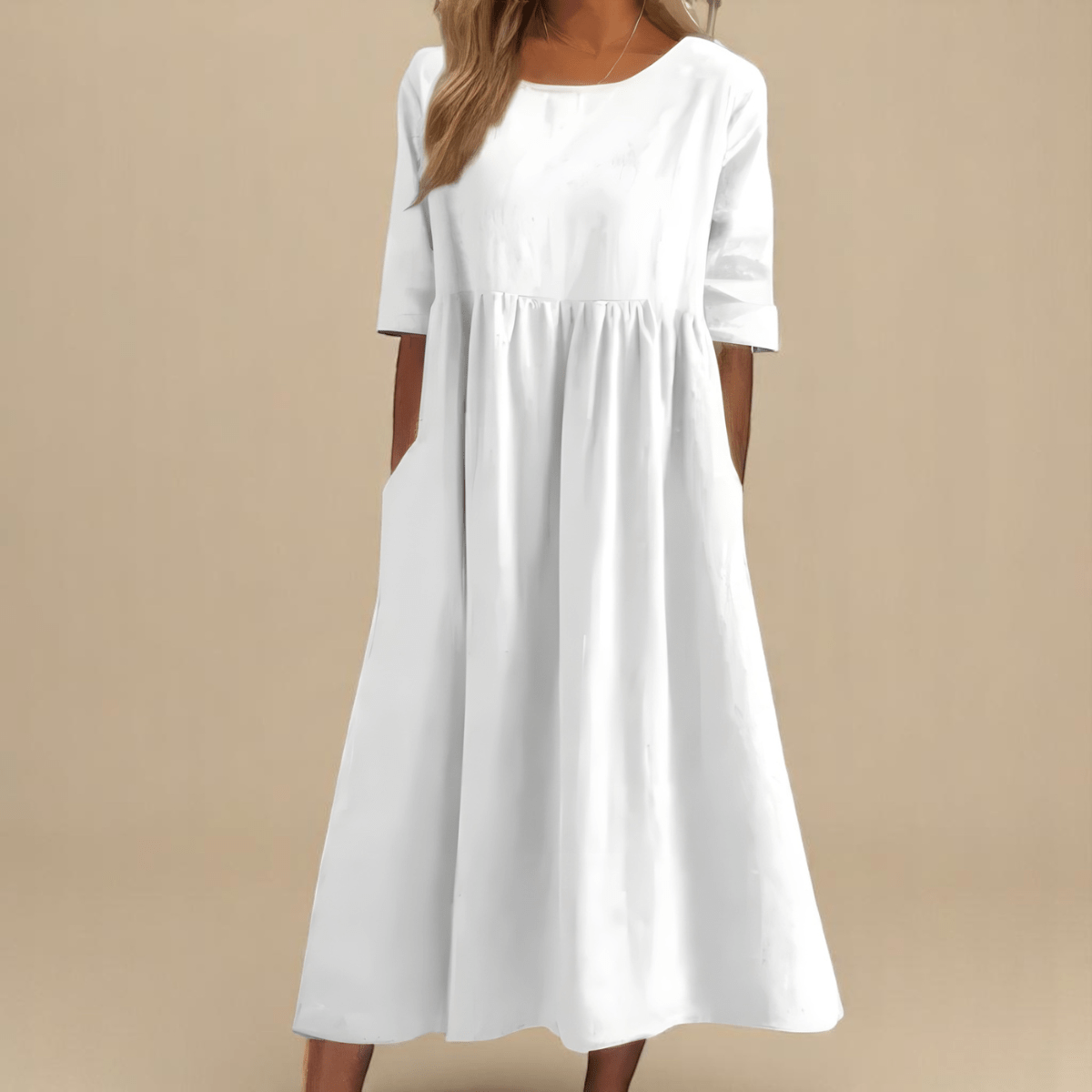 Amélie™ | Soft Cotton Pocket Dress