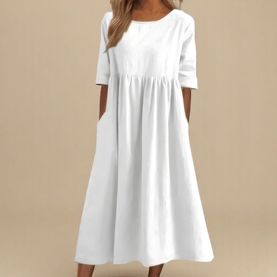 Amélie™ | Soft Cotton Pocket Dress