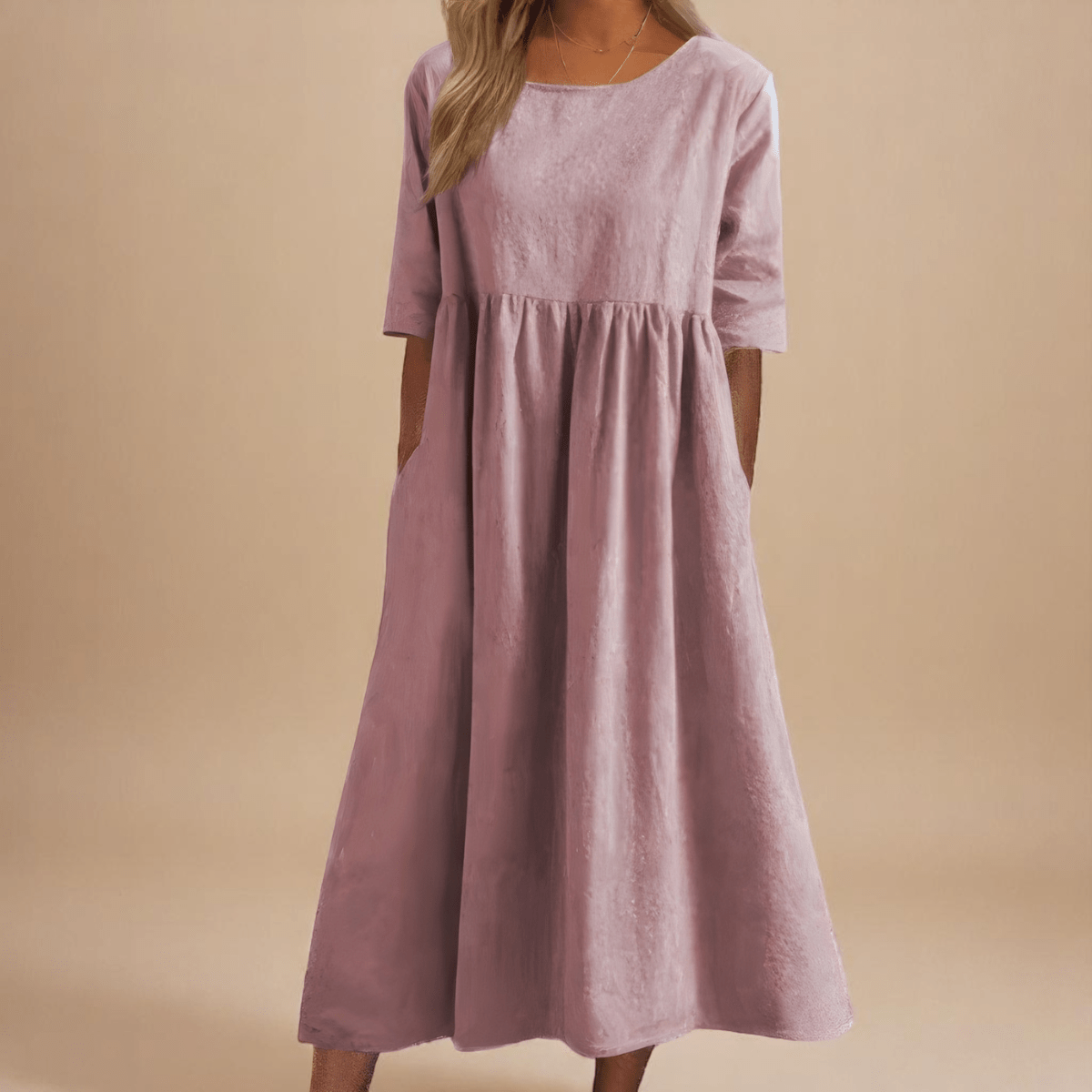 Amélie™ | Soft Cotton Pocket Dress
